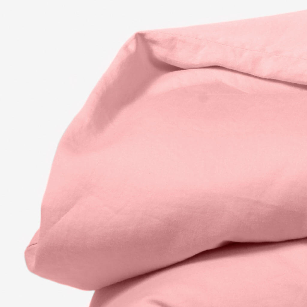 ROOM IN A BOX organic cotton bed linen coral