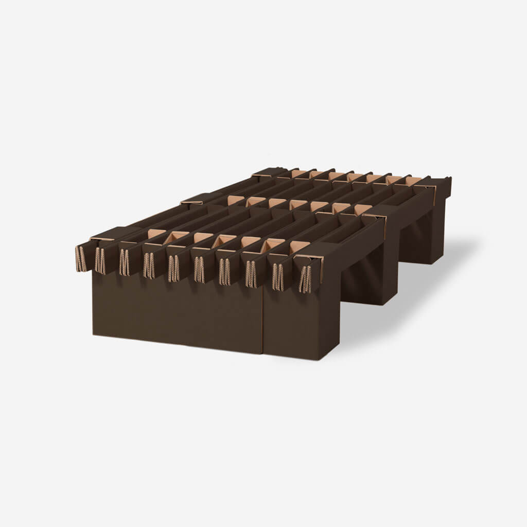 ROOM IN A BOX GRID storage bed black size S