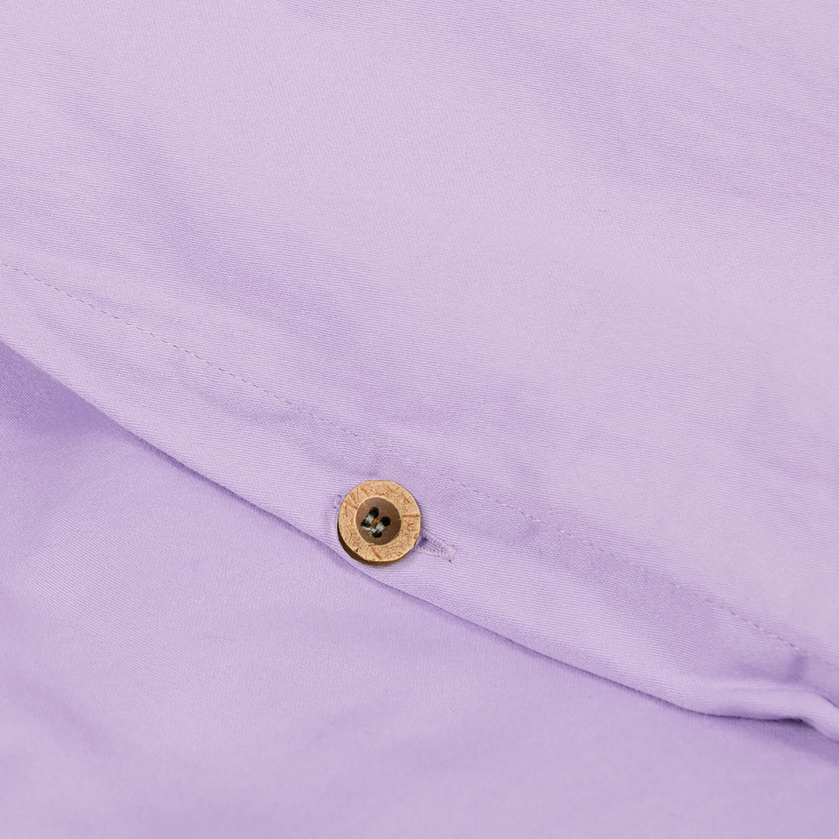 ROOM IN A BOX organic cotton duvet cover lilac button