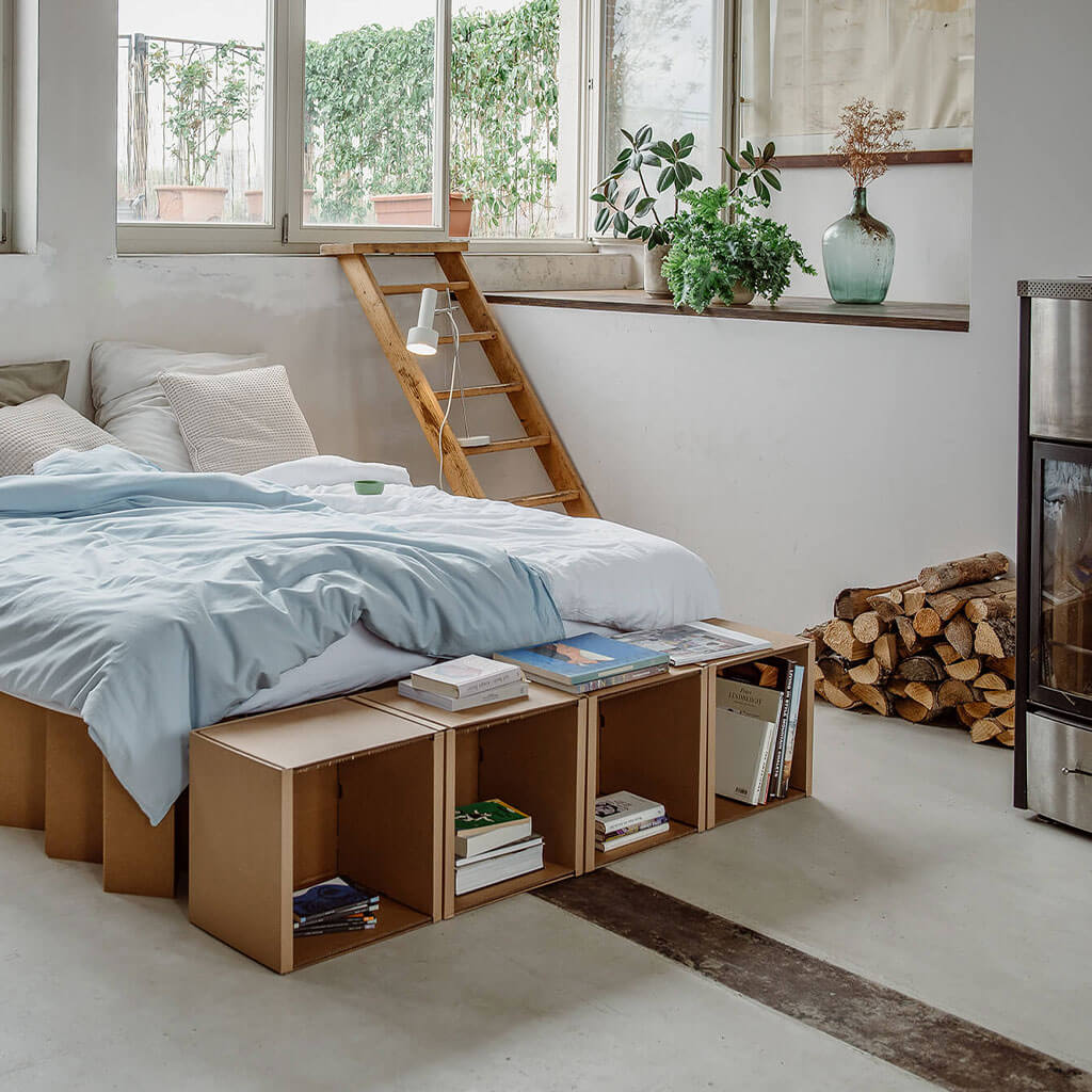 ROOM IN A BOX modular shelving system