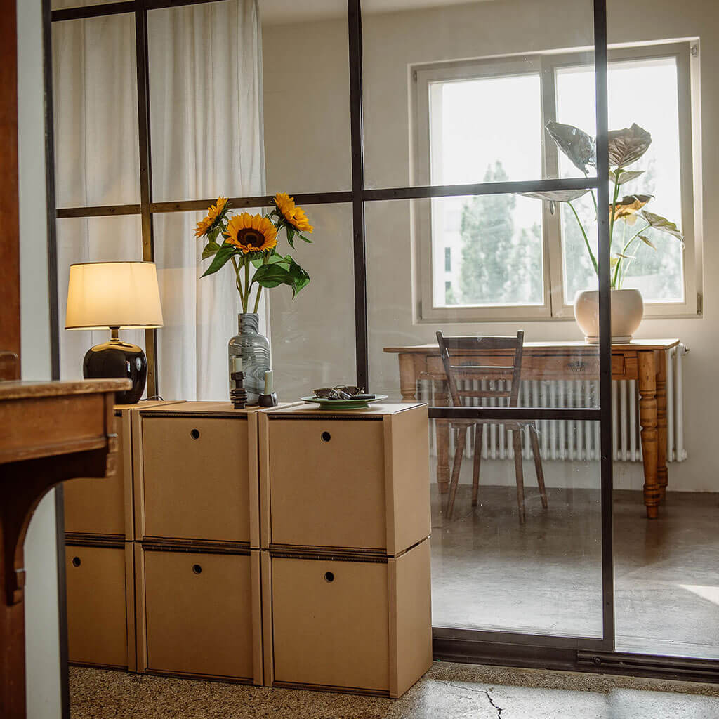 ROOM IN A BOX modular shelving system drawer natural 