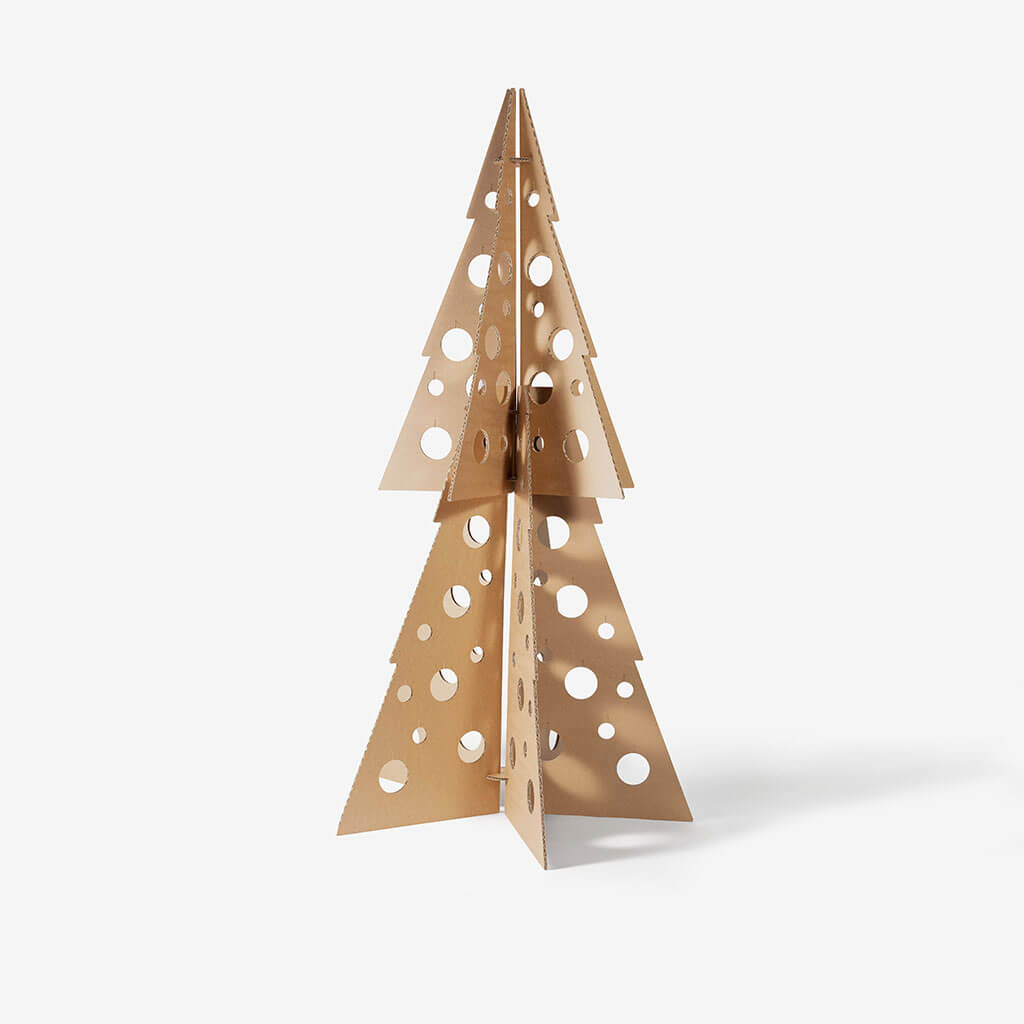 ROOM IN A BOX - Zero Waste Christmas Tree made from sustainable cardboard large